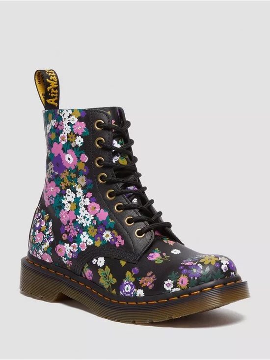 Dr. Martens Shoes - Dr. Marten 1460 “Vintage Floral Leather Lace Up Boots”